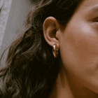 Medium Chunky Hinged Hoop Earrings