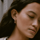 Medium Chunky Hinged Hoop Earrings