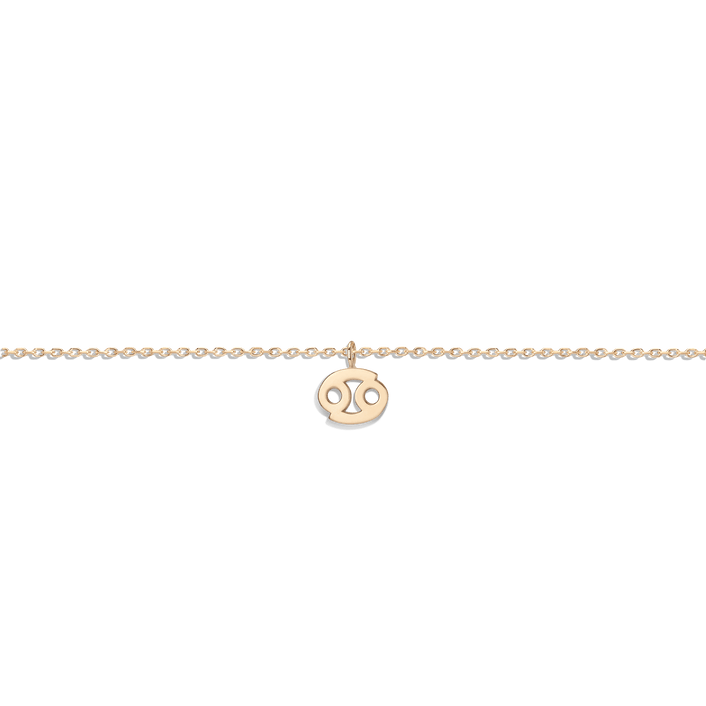 Zodiac Bracelet Cancer Gold Vermeil 14K 18K Yellow Gold