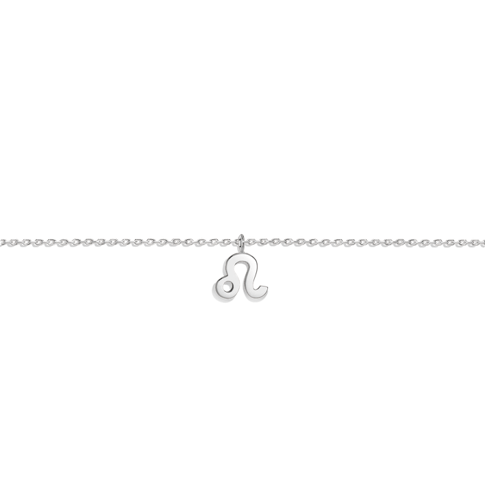 Zodiac Bracelet Leo Gold Vermeil 14K 18K White Gold