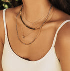 Large Gold Curb Chain Necklace