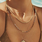 Gold Rope Chain Necklace