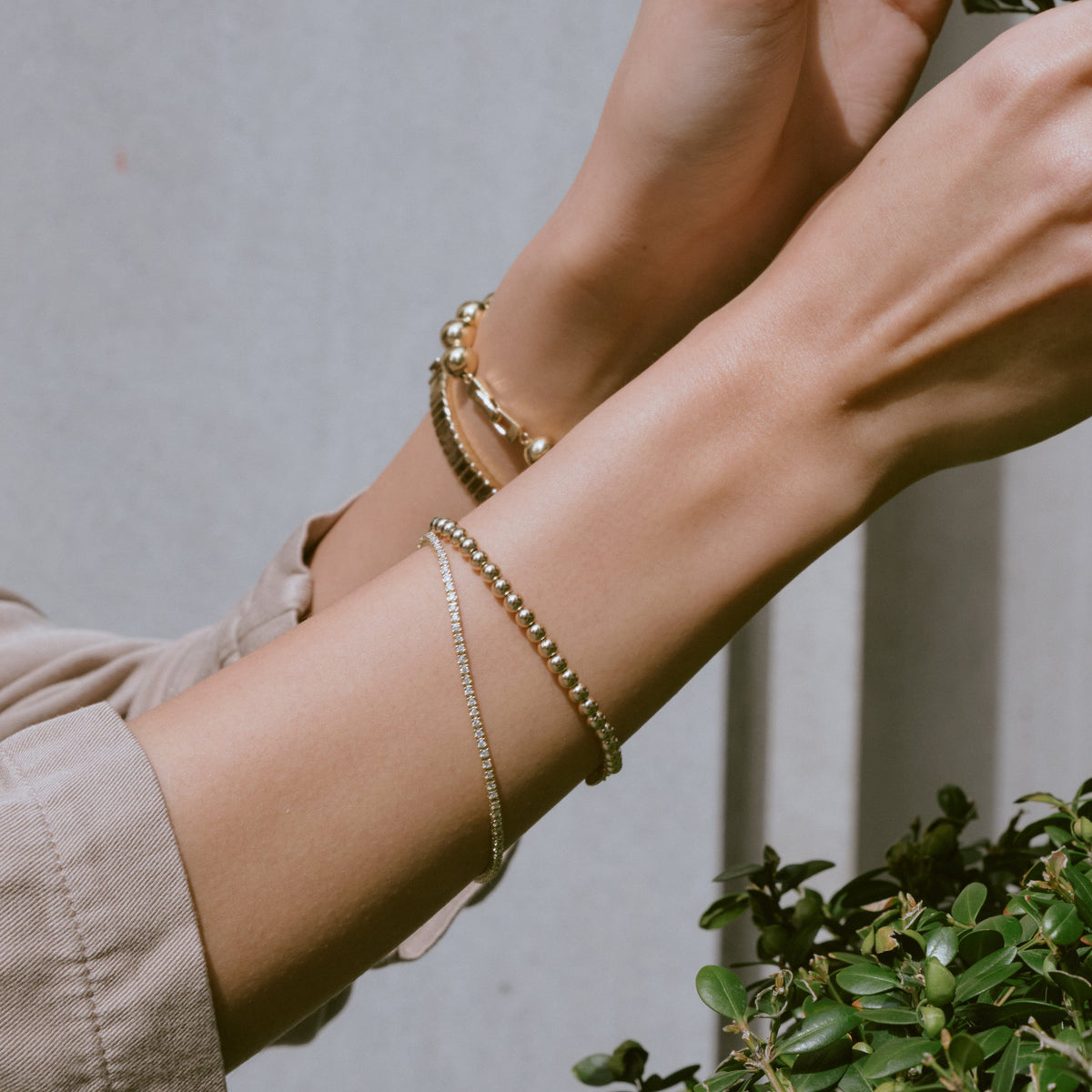 Gold Ball Bracelet