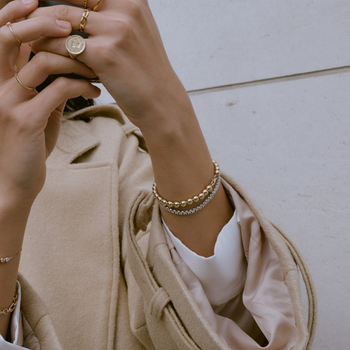 Gold Ball Bracelet