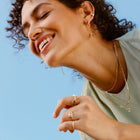Mini Diamond Bezel Necklace