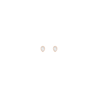 XL Lab Grown Diamond Pear Bezel Stud Earrings