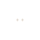 XL Lab Grown Diamond Pear Bezel Stud Earrings