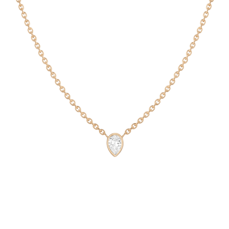 Women 14k Rose Gold Plated Cubic Zircon Necklace Pendant Cute Heart Jewelry  | eBay