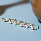 Princess Cut Floral Diamond Ring