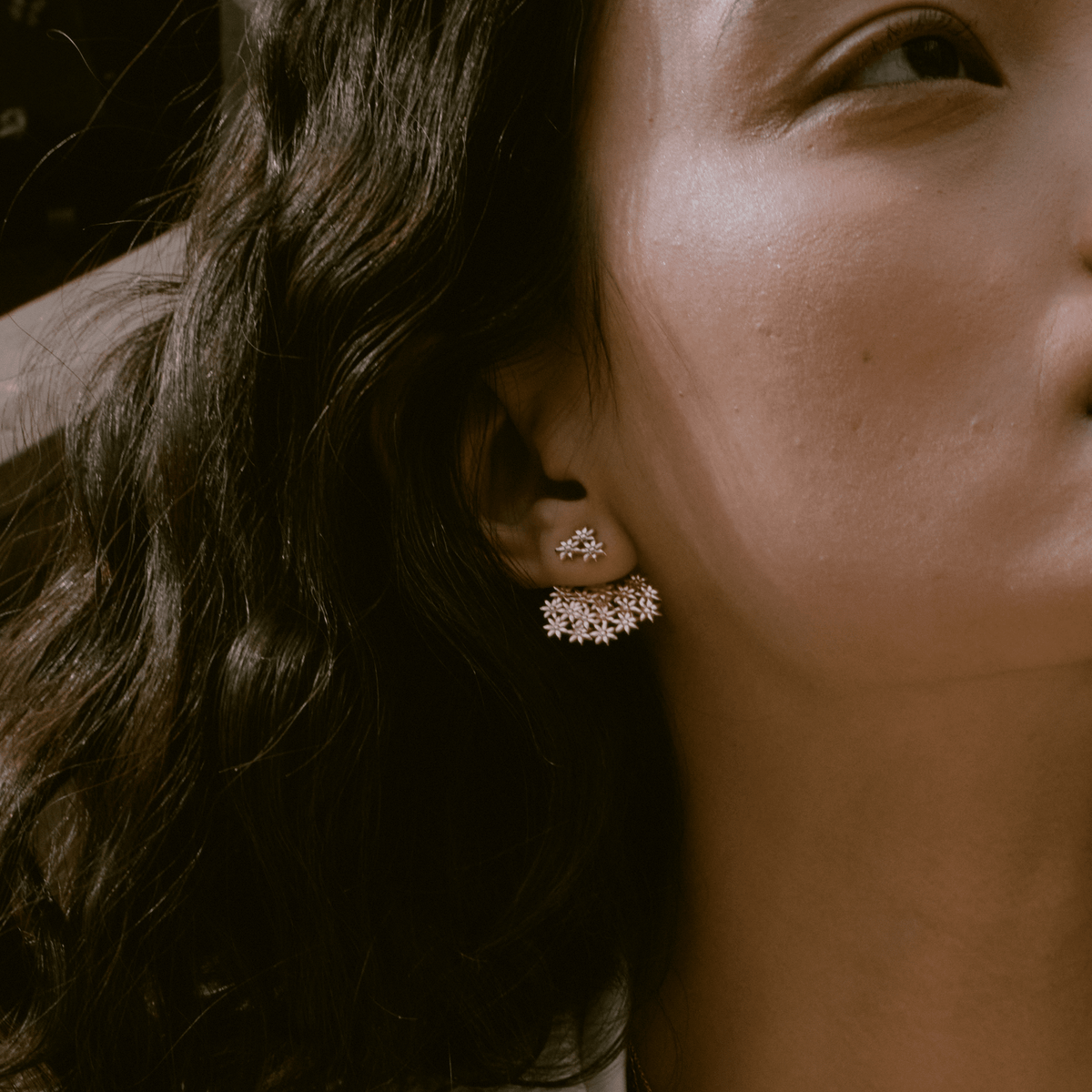 Flower Earring Back Small