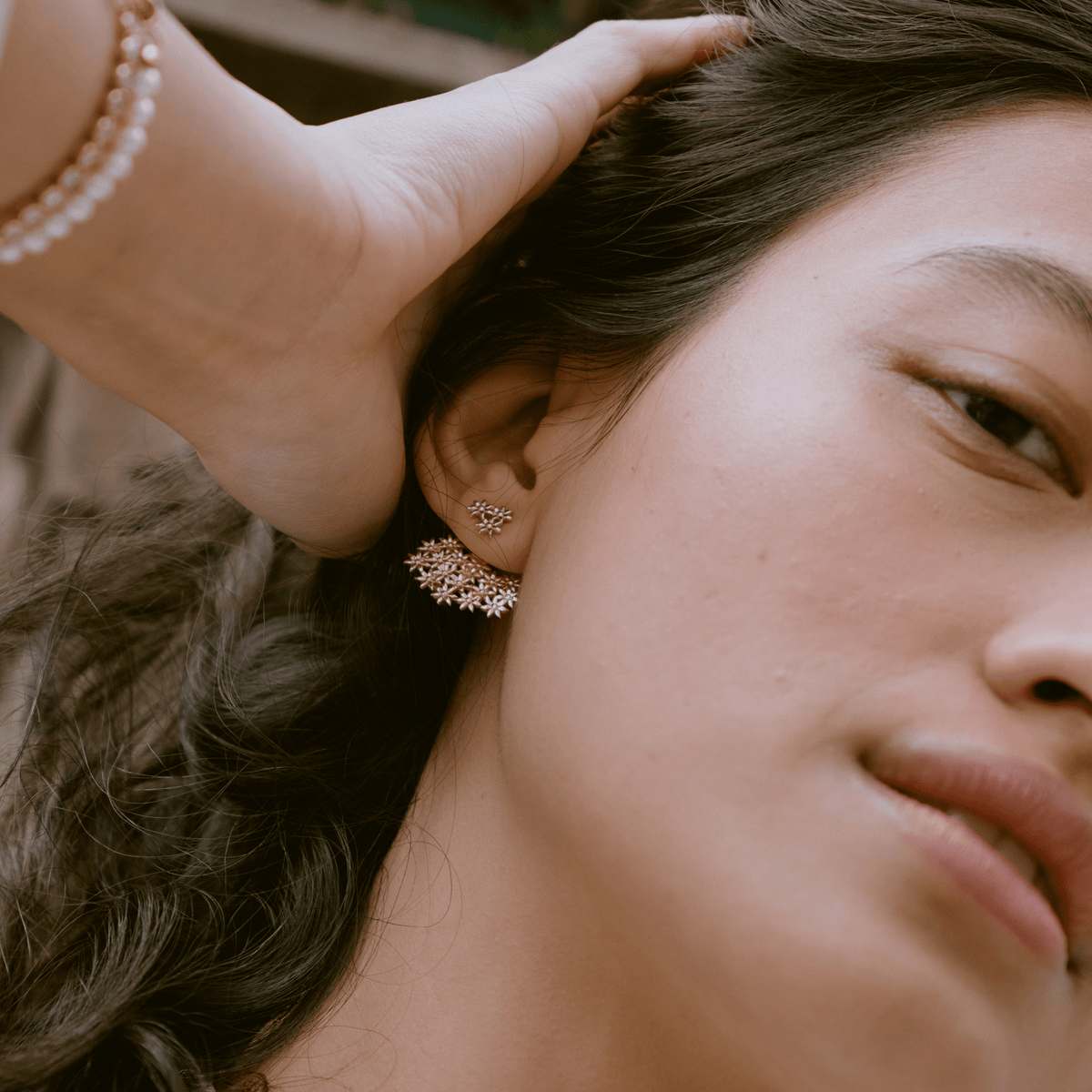 Flower Earring Back Small