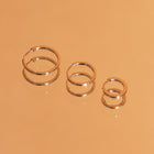 Skinny Gold Hinged Huggie Earrings