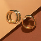 Medium Chunky Hinged Hoop Earrings