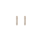 Diamond Huggie Earrings