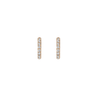 Diamond Huggie Earrings