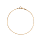 Gold Herringbone Chain Bracelet