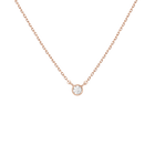 Medium Diamond Bezel Necklace