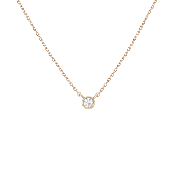 XL Diamond Bezel Necklace
