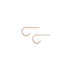 Infinity Heart Huggie Earrings