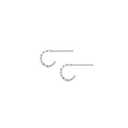 Infinity Heart Huggie Earrings