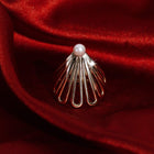 Deco Fan Pearl Ring
