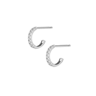 Diamond Huggie Earrings