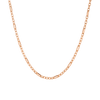 Infinity Chain Link Necklace Rose Gold Vermeil First