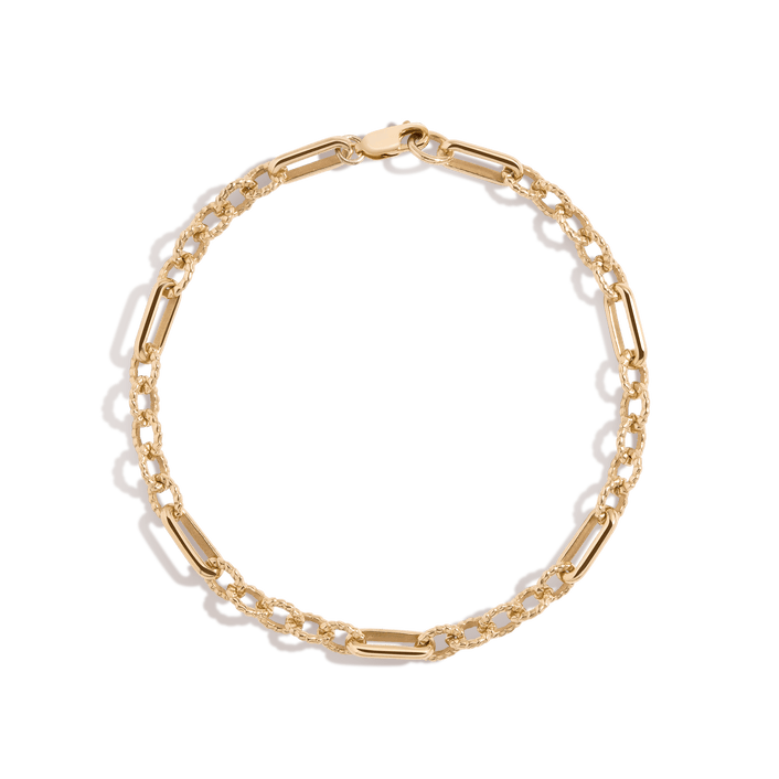 Infinity Chain Link Bracelet Yellow Gold Vermeil First