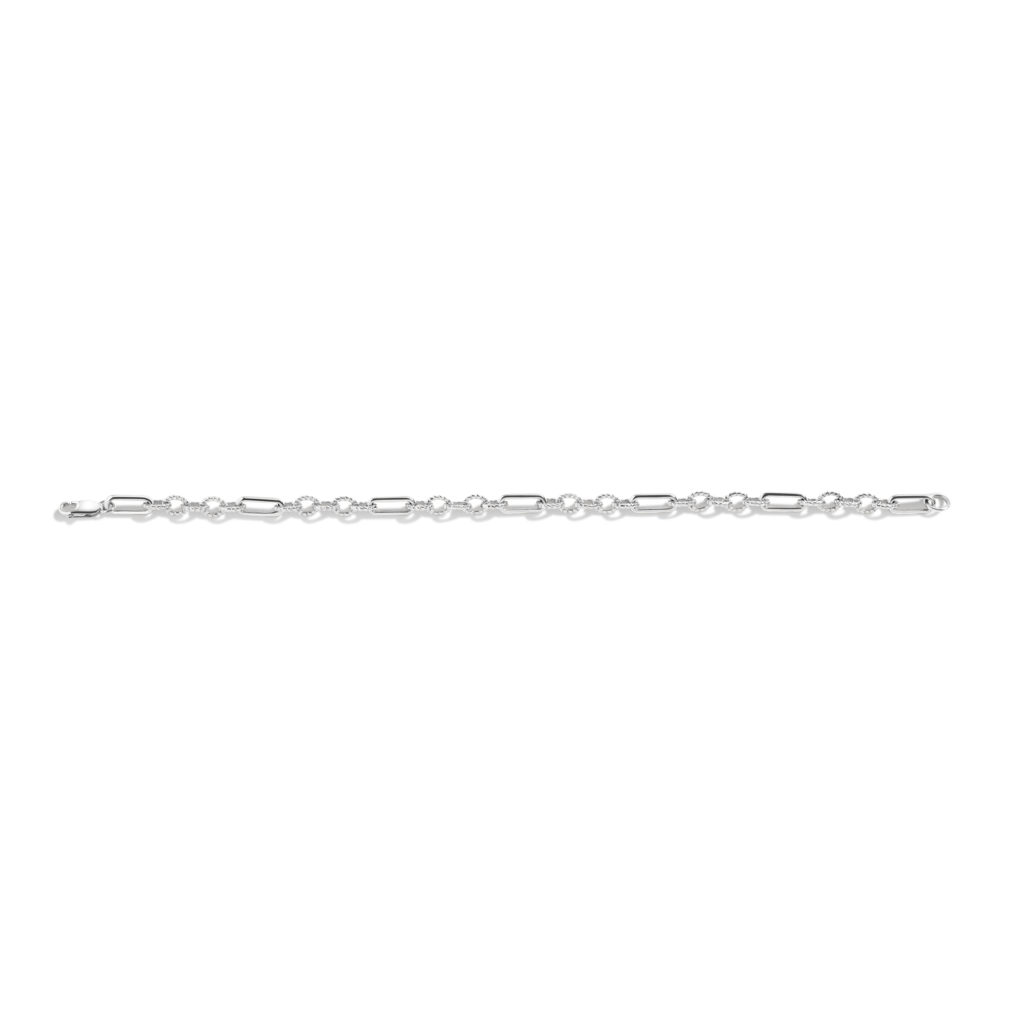 Infinity Chain Link Bracelet in Yellow, Rose or White Gold