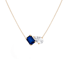 Toi et Moi Gemstone Heirloom Necklace