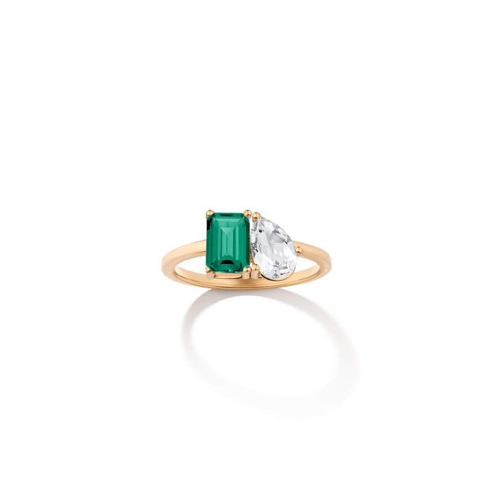 Toi et Moi Gemstone Classic Ring