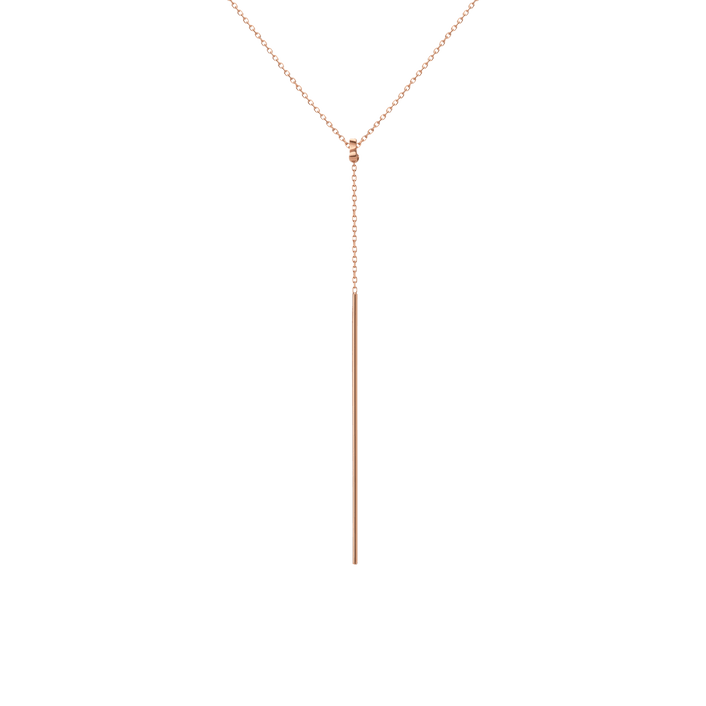 Lariat Necklace 14k Rose Gold 18k Rose Gold First