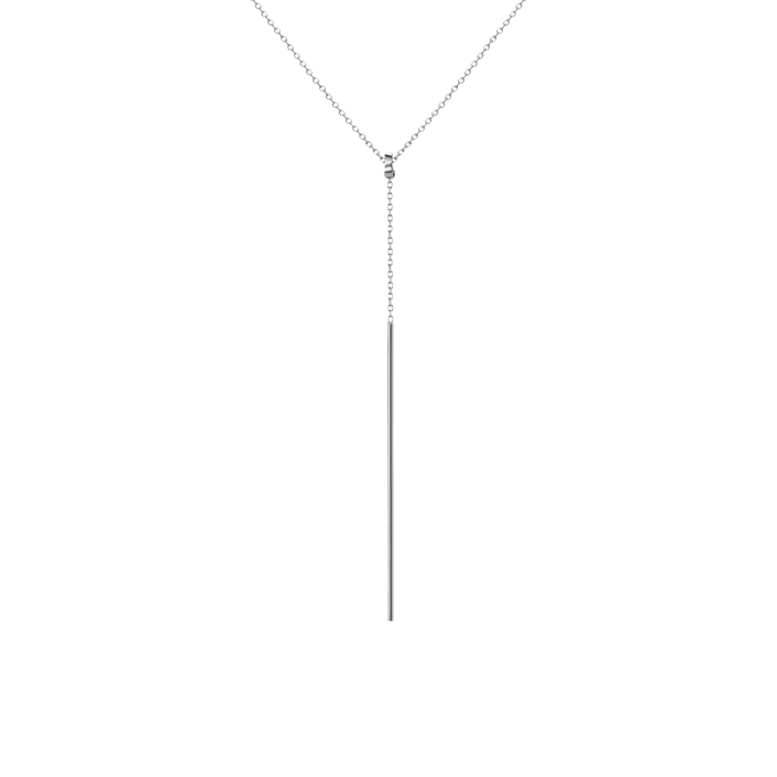 Lariat Necklace 14k White Gold 18k White Gold First