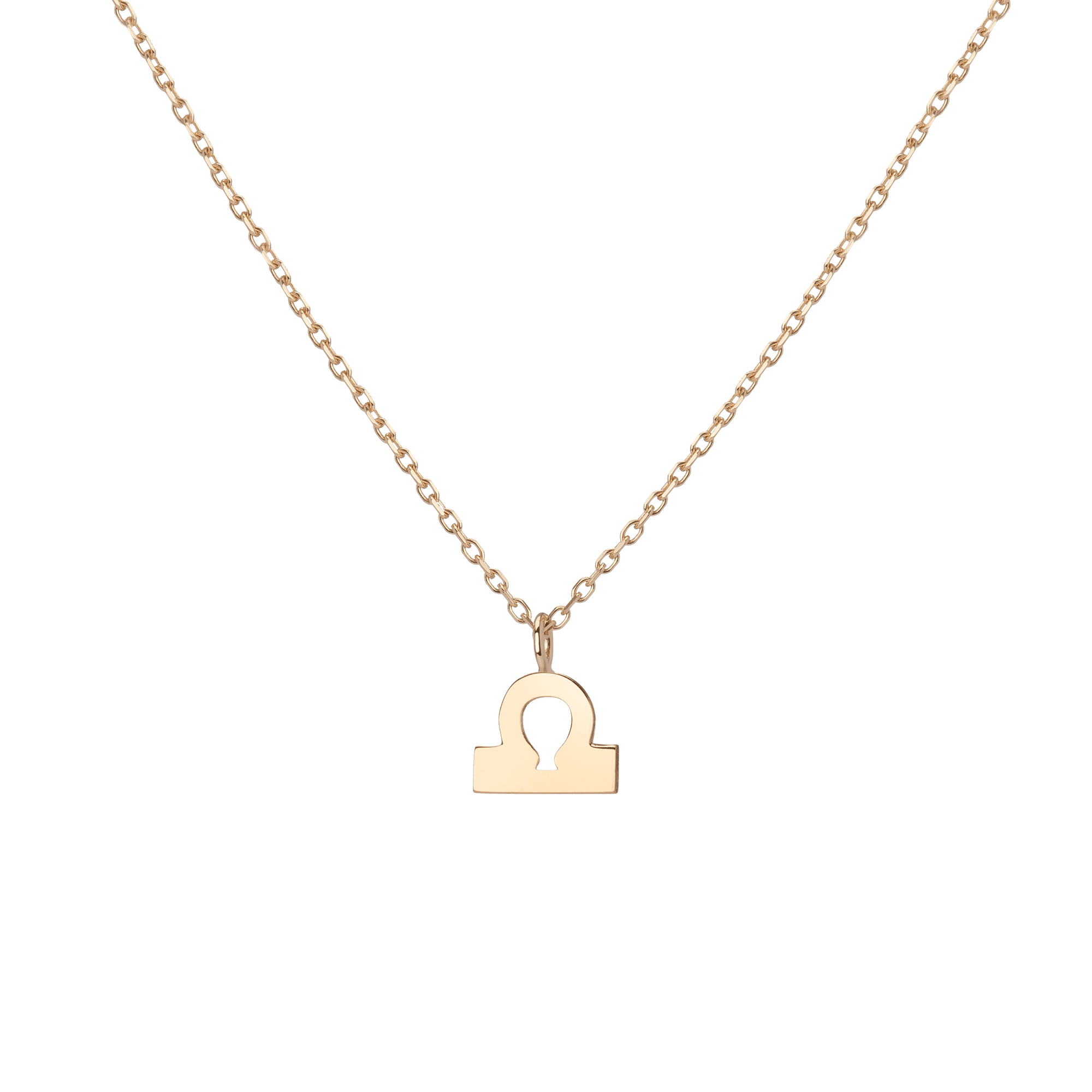 Gold Zodiac Necklace in Yellow, Rose or White Gold