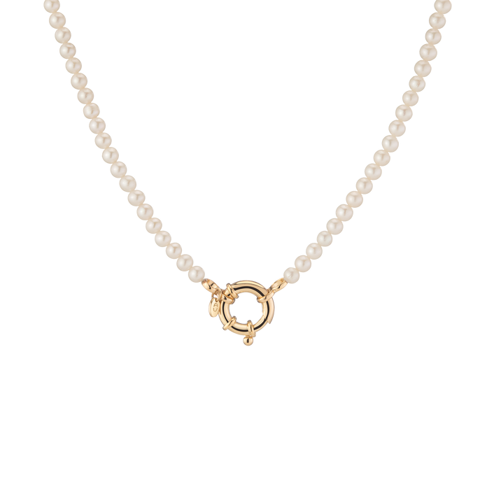 Perfect Fit Gold Lock Necklace