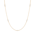 Organic Pearl Station Necklace