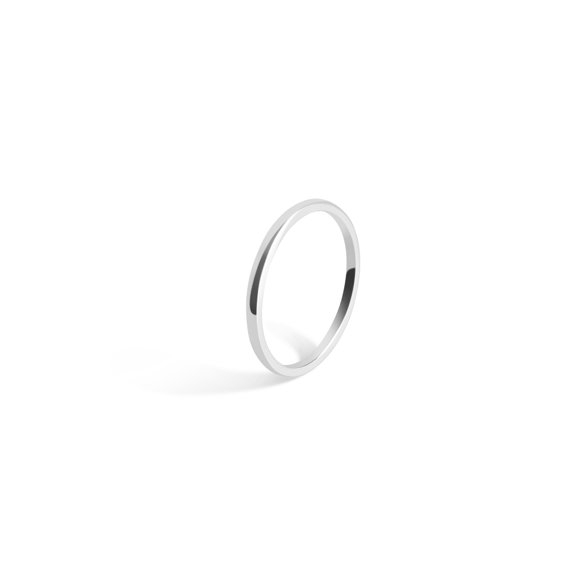 Tricolor Ring Sterling Silver White Gold Vermeil 14k White Gold 18k White Gold Half Side    Front First