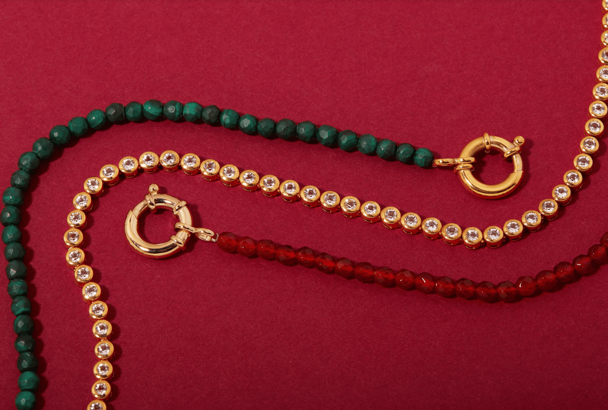 Diamond Bezel Tennis Necklace