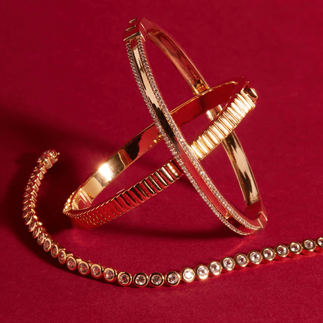 Diamond Bezel Tennis Bracelet in Yellow, Rose or White Gold