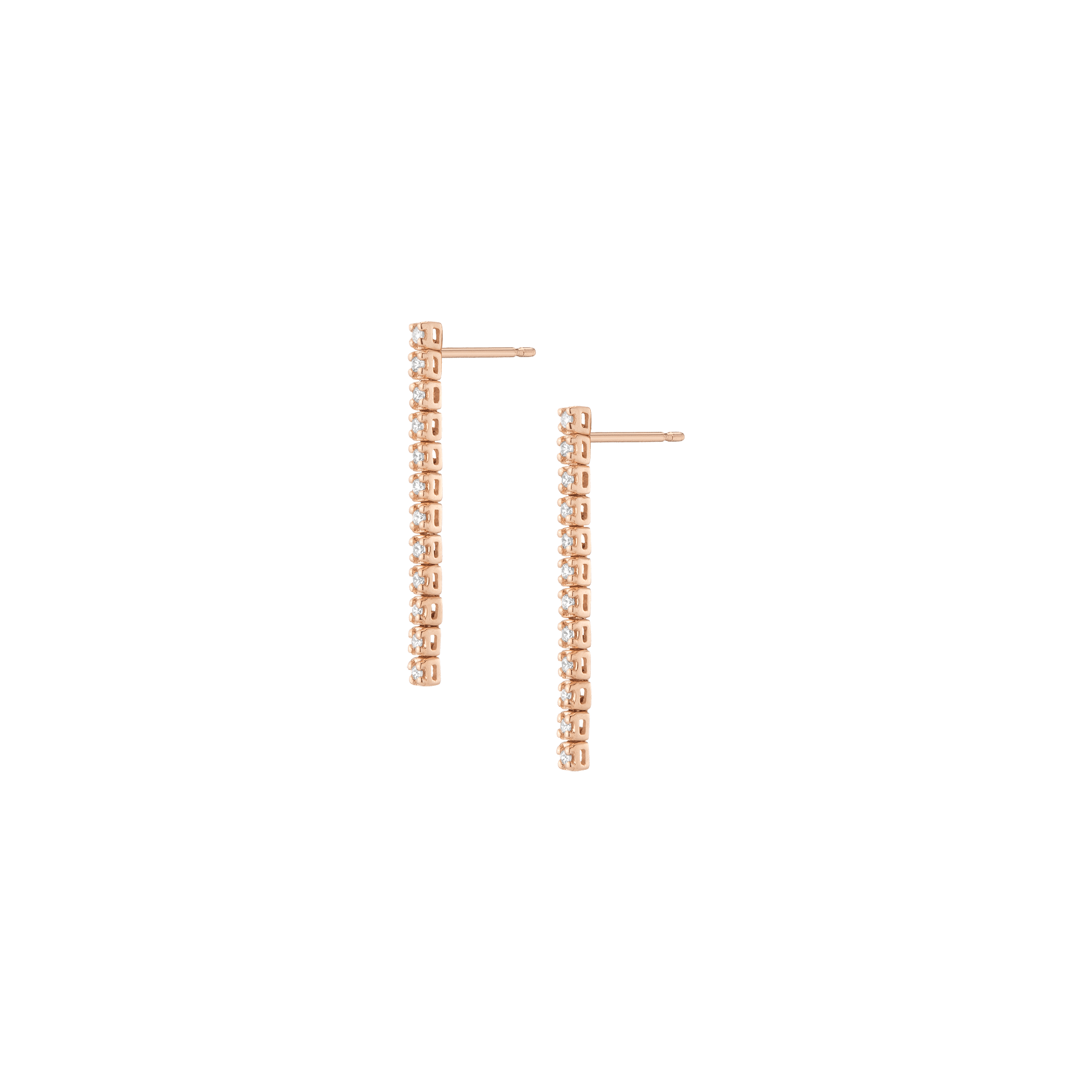 Dazzling Diamond Tennis Earrings Small