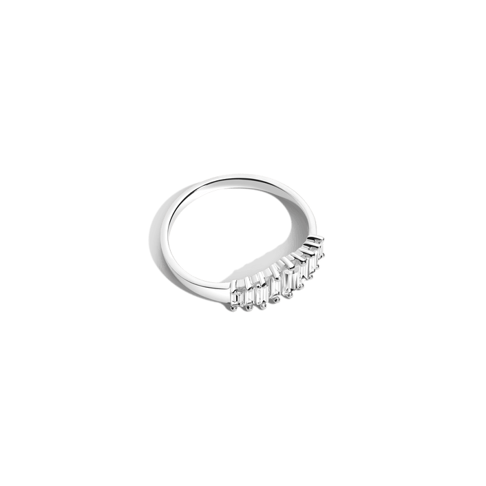 Brooklyn Baguette Diamond Ring 14K 18K Platinum White Gold Lab-grown Natural