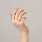 Princess Cut Floral Diamond Ring