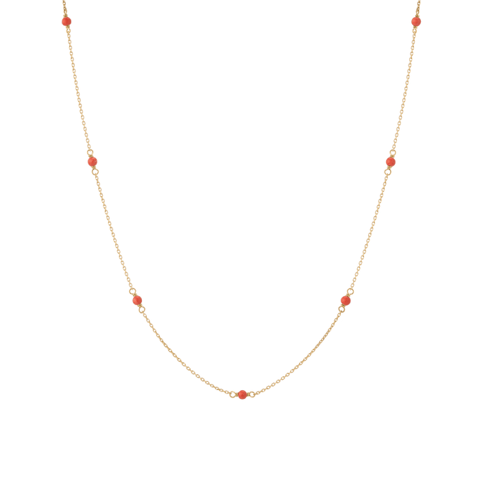 Endless Gemstone Station Necklace