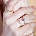 Emerald-Cut Tapered Baguette Diamond Ring