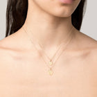 Story in Gold Engraved Pendant