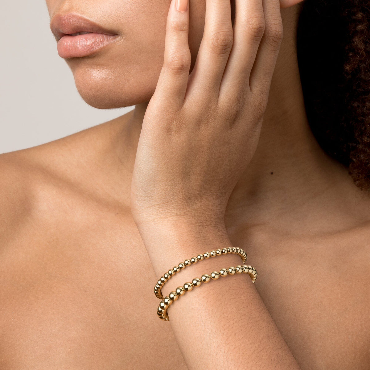 Gold Ball Bracelet