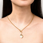Infinity Locket Pendant in Yellow Gold