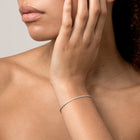 Diamond Cluster Tennis Bracelet