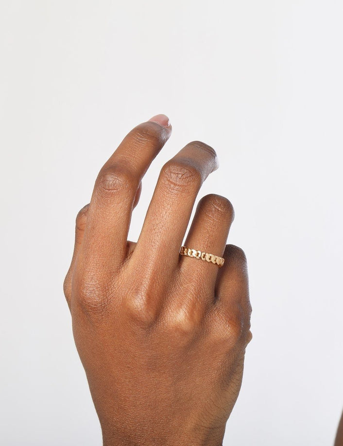 Stackable Gold Rings & Bands in Rose, White, & Yellow Gold