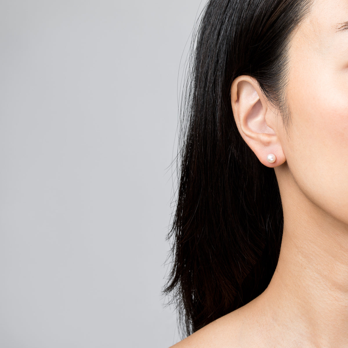 Pearl Studs 14k Yellow Gold White Gold Single Pair 6 mm